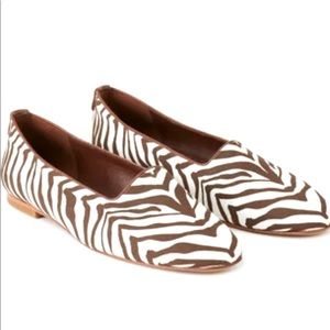 Lafayette 148 animal print loafers in Size 9.